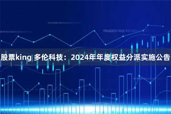 股票king 多伦科技：2024年年度权益分派实施公告