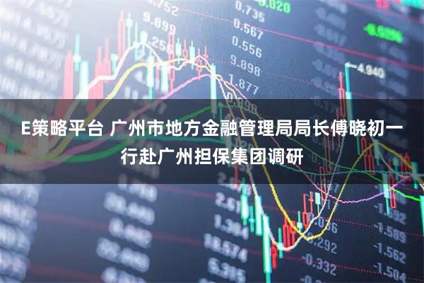E策略平台 广州市地方金融管理局局长傅晓初一行赴广州担保集团调研